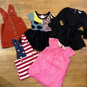 Toddler Girl Dress Bundle (5 Items) | 2T
